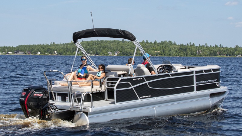 Princecraft Boats  2022 Princecraft Vectra 21 Sport Pontoon Boat in Grey Photo